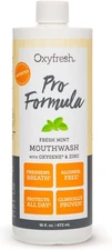 Oxyfresh Premium Pro Formula Fresh Mint Mouthwash – Patented Zinc Mouthrinse for