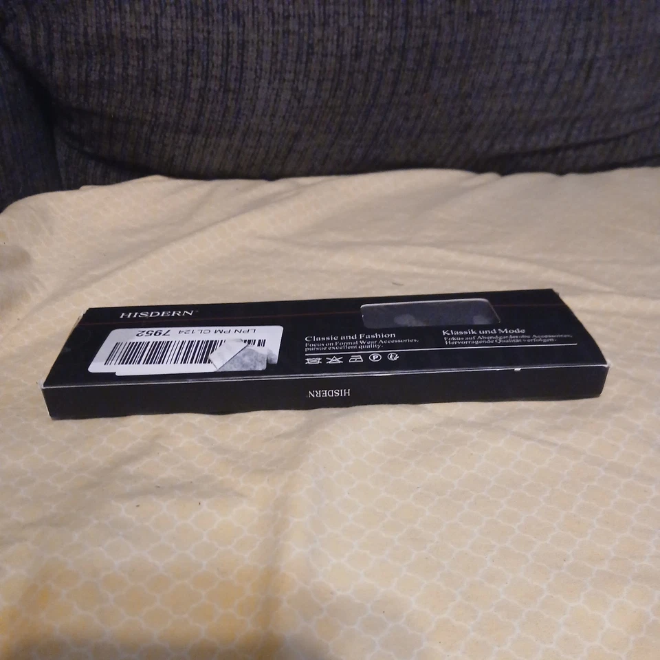 HISDERN Self Tie Bow Ties Men Bowties & Pocket Square Santa Christmas Blue NWT - Image 3 of 4