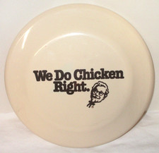 Vintage We Do Chicken Right KFC Kentucky Fried Chicken Frisbee Made in USA