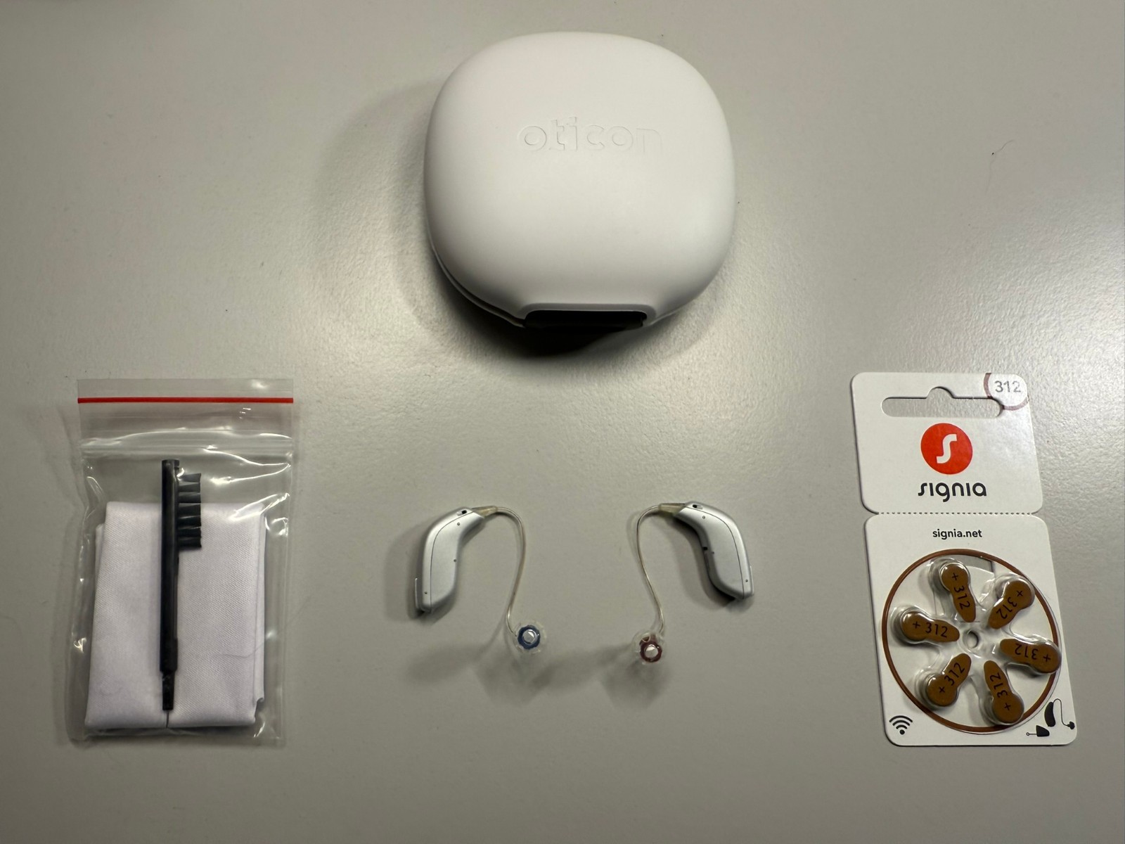 Oticon OPN S1 MiniRITE Premium Model Silver Bluetooth App MFI 64 channels