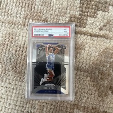 Panini Prizm 2019-20 Jordan Poole #272 Rookie Base PSA 9 Warriors Card. rookie card picture