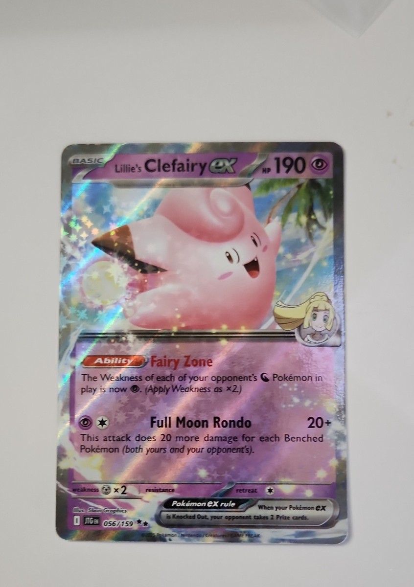 バンビー　フェアリー Lillie's Clefairy ex 056/159 Sv09: Journey Together Holo | eBay