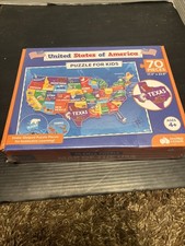 United States Puzzle for Kids - 70 Piece - USA Map Puzzle Brand NEW In Shrink