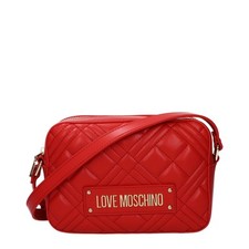 Love Moschino Borse a Tracolla Donna Poliuretano Rosso