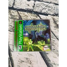 Syphon Filter Sony PlayStation 1 PS1 Greatest Hits SCUS-94240 Black Disc Game
