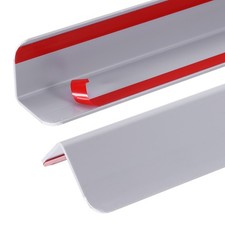 2Pcs Wall Corner Protector, 50cm x 4cm Self Adhesive Corner Guards, Gray
