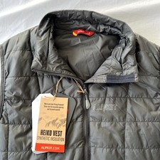 Mens Alpkit Heiko Vest Gilet Size Small (S) in Grey Primaloft - BNWT RRP £89.99