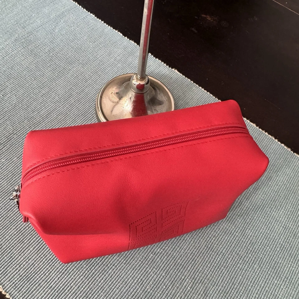 Givenchy Parfums Red Cosmetic Bag - Image 4 of 4