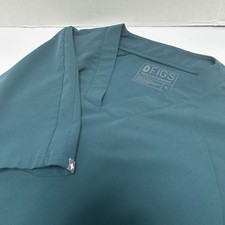 Figs Men's Teal Scrub Everton Raglan Top Pocket Size XL Style M20SW1013 PO 1629