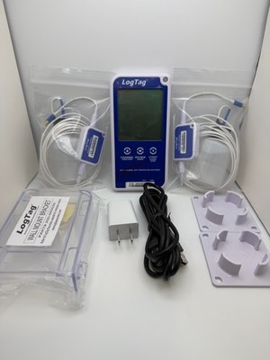 LogTag UTRED30 Vaccine Monitoring Kit w/ Dual CP100 Smart 3.0m Sensors OPEN BOX