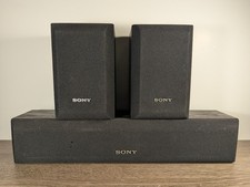 Sony Speaker System SS-CN3000P Center Speaker Surround Sound And 2 SS-SR3000P
