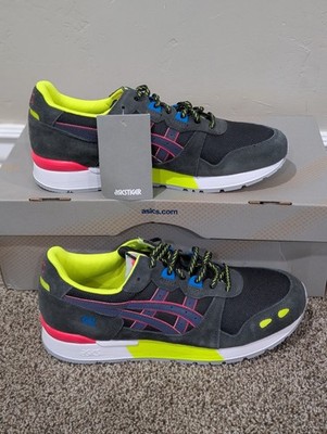 Size 9 Men's Asics Gel Lyte Graphite Grey/Laser Pink Lace Up Athletic Shoes