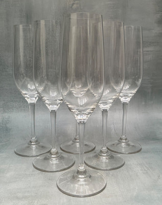 Riedel Crystal VIVANT Champagne Flutes Glasses Set/6