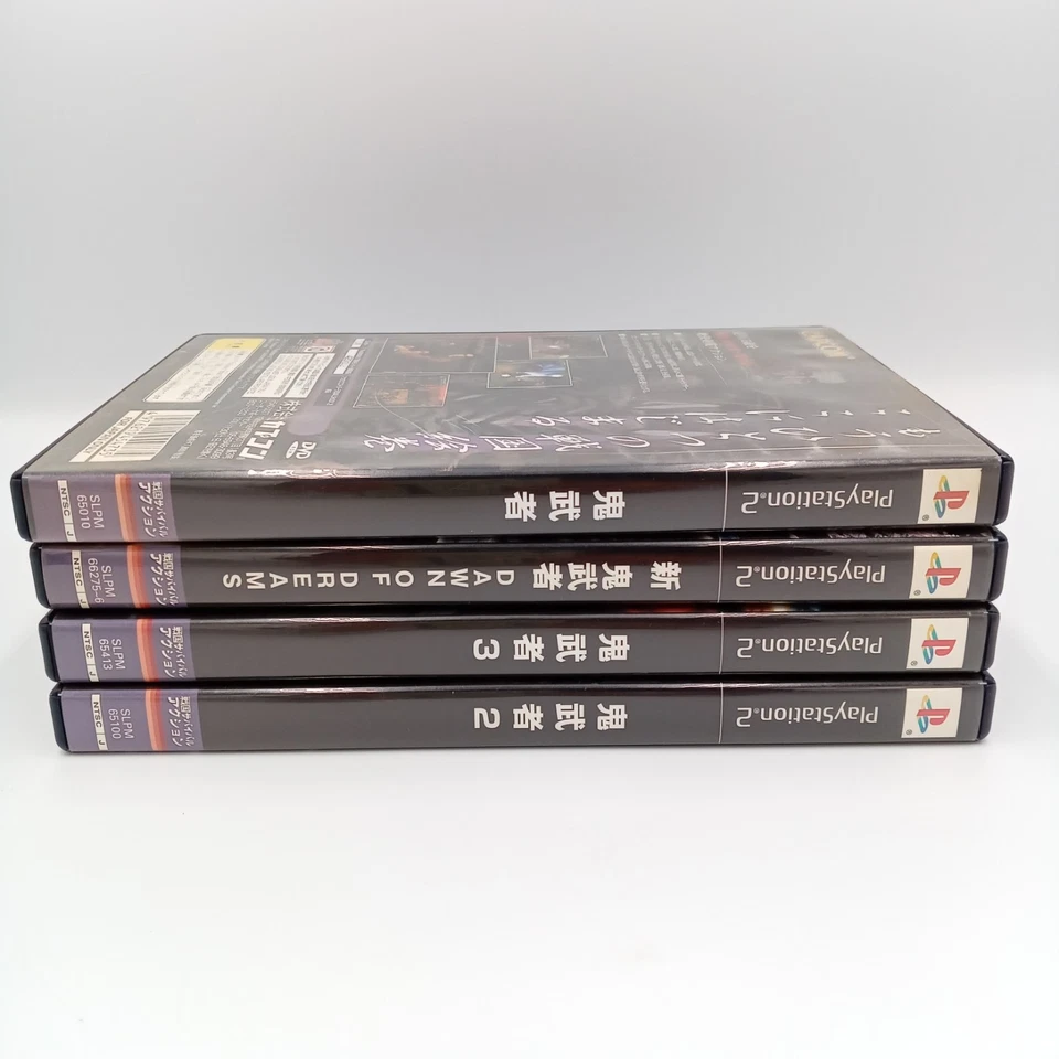 Onimusha 1 2 3 Dawn of Dreams Set Lot 4 PS2 PlayStation 2 Authentic Japanese CIB - Image 3 of 4