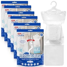 W&E Choice Moisture Absorbers Hanging Bag for Your Closet, Dehumidifier Bags ...