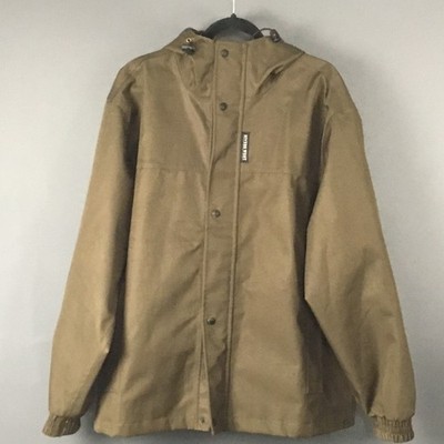 Rivers West Cascade Mountains 1989 Men's L Tan Hooded Rain Jacket