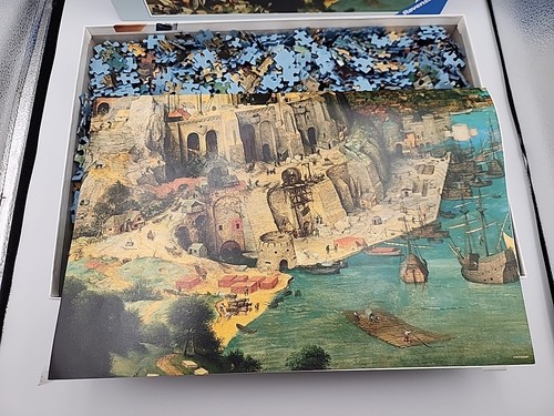 Ravensburger Jigsaw Puzzle 5000 Pc Tower of Babel Brueghel the Elder - Picture 9 of 9