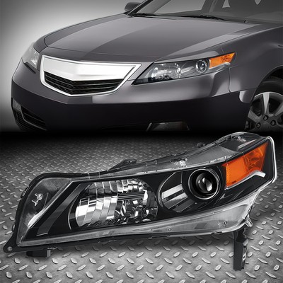 For 12-14 Acura TL OE Style Driver Left Side Projector Headlight Head Lamp Black