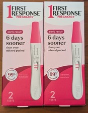 First Response Pregnancy Early Result 2 TESTS - 2 PACK EXP 11/27 4 Tests Total 