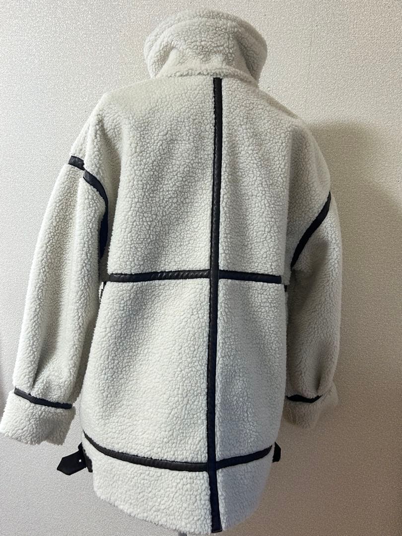 CHICO Reversible Shearling Flight Jacket Removabl… - image 5