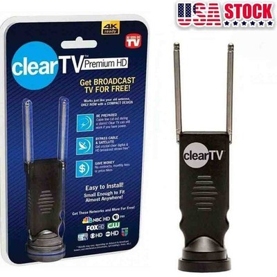 Clear TV Premium HDTV Antenna Digital Indoor Antenna Free 4K HD TV Channels-NEW