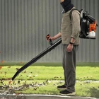 4-Stroke Backpack Leaf Blower Gas Power Leaf Blower 498CFM Power Portable Blower