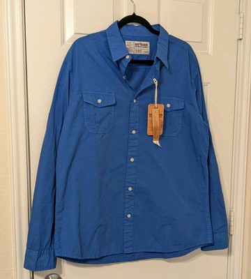 NWT Urban Pipeline Blue Men's Size XL Long Sleeve Button Down Shirt