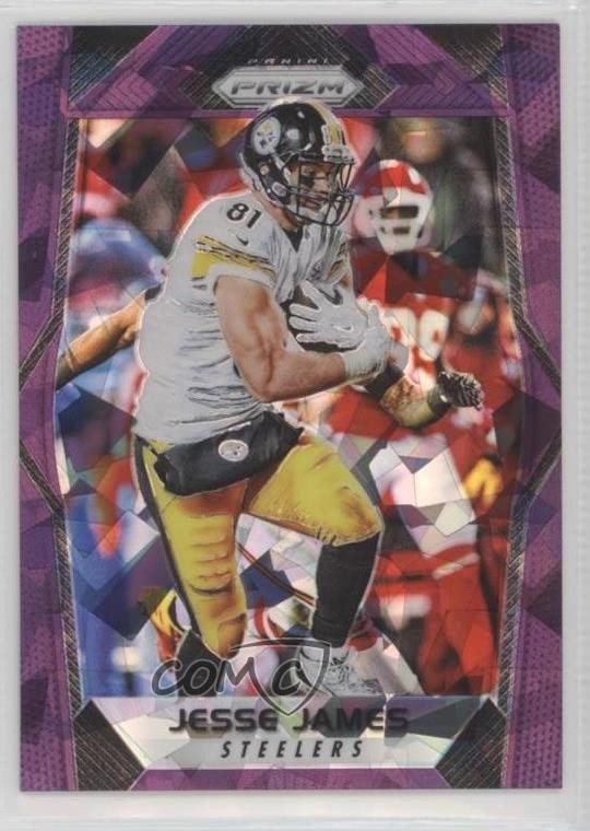 2017 Panini Prizm Purple Crystals Prizm 73/75 Jesse James #85 0f8