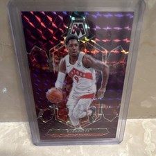 Panini 2023-24 Mosaic RJ Barrett #53 Purple Mosaic Prizm /99 Toronto Raptors