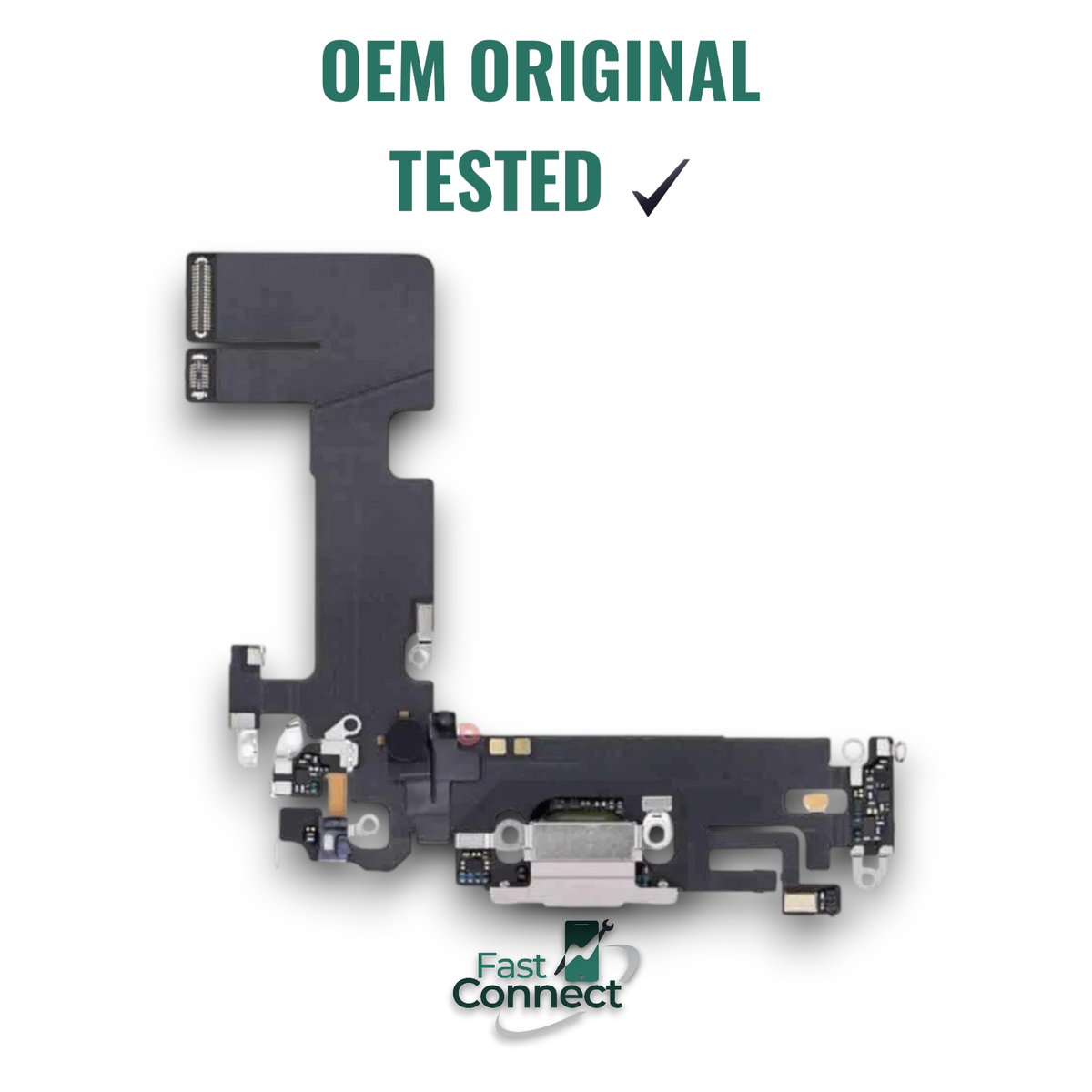 iPhone 13 Charging Port Replacement OEM Original Apple Mic Flex