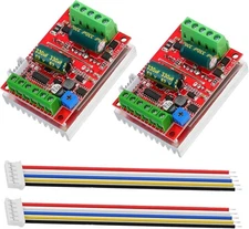 2PCS DC 6-60V 400W BLDC Three-Phase Brushless Motor Controller PWM Hall Motor