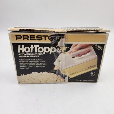 Vintage Presto Hot Topper Automatic Butter Melter and Dispenser New No Brush