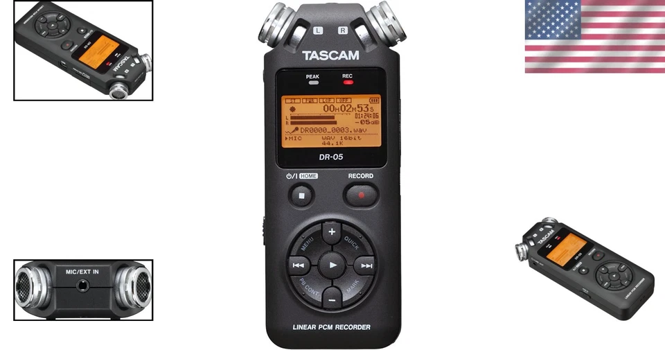 High-Fidelity Portable Recorder DR-05 - Perfect for Audio Recording on the Go - Image 2 of 4