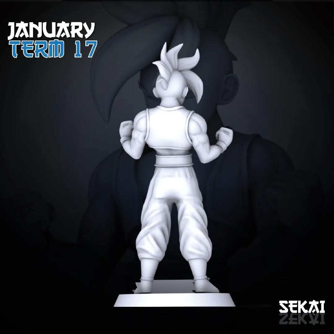 Super Uub - Unassembled and Unpainted Garage Kit - Model Designed by Sekai3D