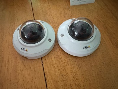 Lot of 2 Axis M3045-V 1080p Fixed Mini Network Dome Security Camera