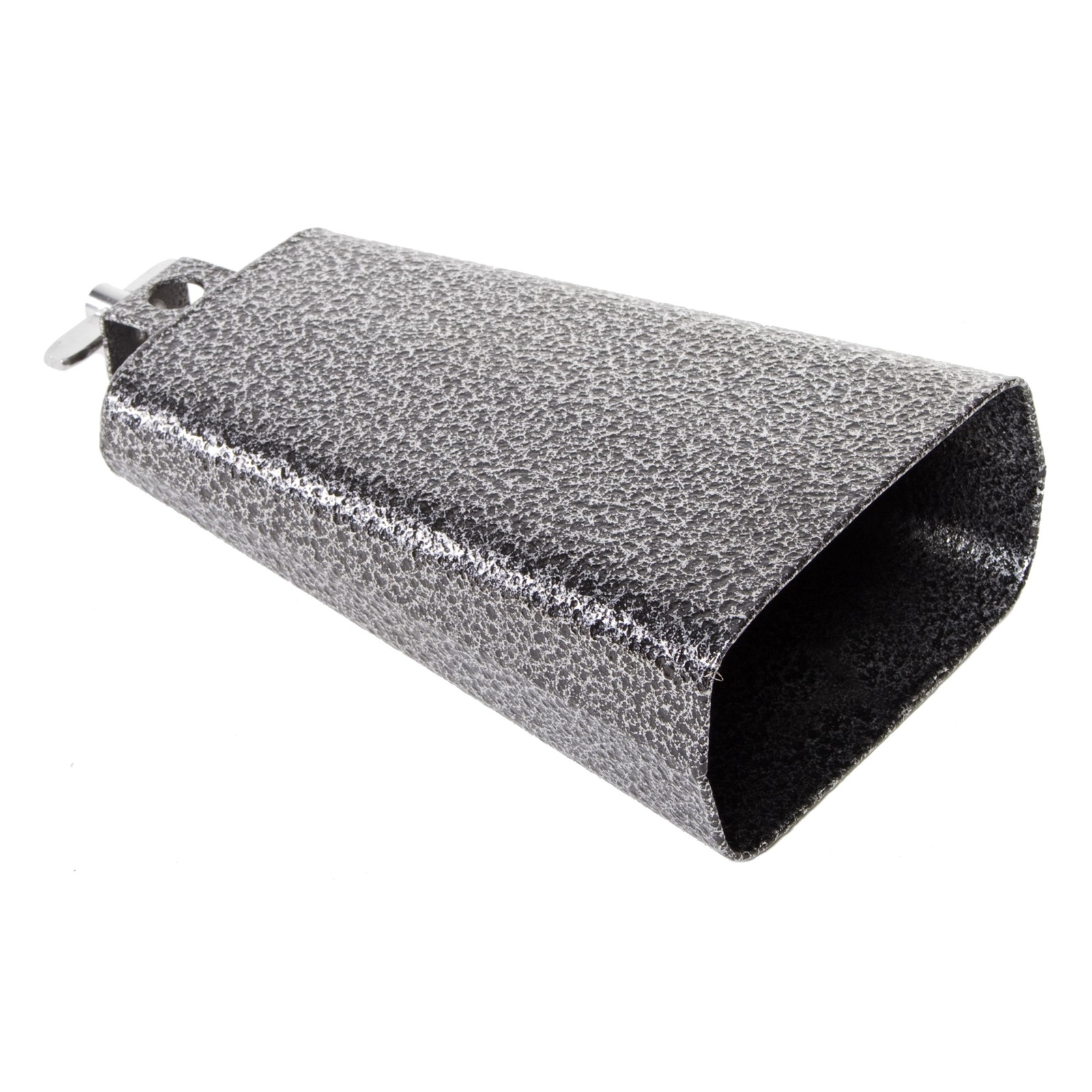 Колокольчик для коров Fame M3 6,5 Stahl Schwarz/Silber, 16,5 см, крепежный инструмент Durchsetzungsklang