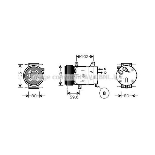 Kompressor Klimaanlage FüR Renault Laguna Ii Grandtour KG0/1_ Vel Satis BJ0_-image