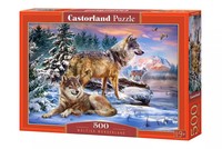Puzzle 500 ElementóW. Wilcza Kraina Castorland