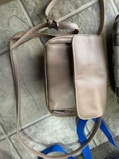 Beige Leather Crossbody Bag