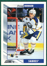 Doug Bodger - 1992-93 Score #226 - Buffalo Sabres Hockey Card
