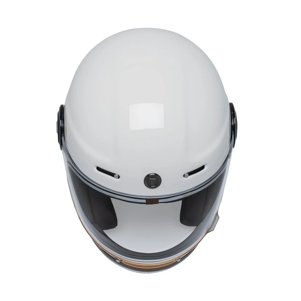 TORC T1 Retro Full face Helmet ISO Bars White Size Small - T102ISO22 - Image 4 of 4