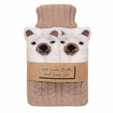 Novelty Cute Cuddly Animal Dog Hot Water Bottle Christmas Gift Secret Santa