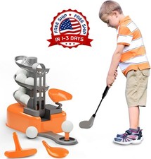 Juego De Juguetes De Golf Para Ni os Con 15 Pelotas Equipo Port til Sport Regalo