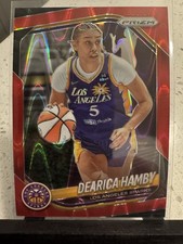 2025 Panini Prizm WNBA - Dearica Hamby #39 Red Seismic Prizm /249