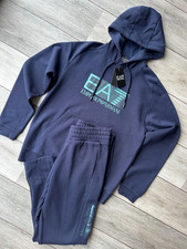 EMPORIO ARMANI EA7 MEN'S NAVY BLUE TRACKSUIT SET 7VPV45 - XXL - NEW & TAGS