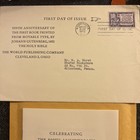 1952 The Bible 500th Anniversary FDC 1st Day Cancel with Insert. — photo 1