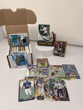 100+ NFL Football Card Lot Blind Box Auto Relics Inserts RC Base Watt Stroud 
