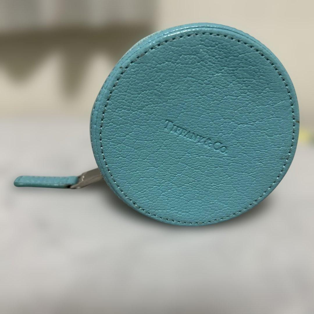 Tiffany Round Leather Jewelry Travel Case Box Price Drop