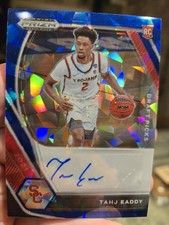 2021 🔥 TAHJ EADDY 💥 AUTOGRAPH ✨️ NCAA SC TROJANS 🛡 NBA DRAFT PICS CARD 🏀