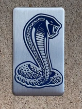 FORD 1996 1997 1998 SVT COBRA INTAKE MANIFOLD EMBLEM / PLAQUE - GENUINE OEM NOS